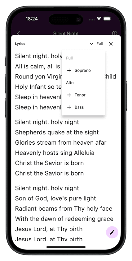 Song lyrics