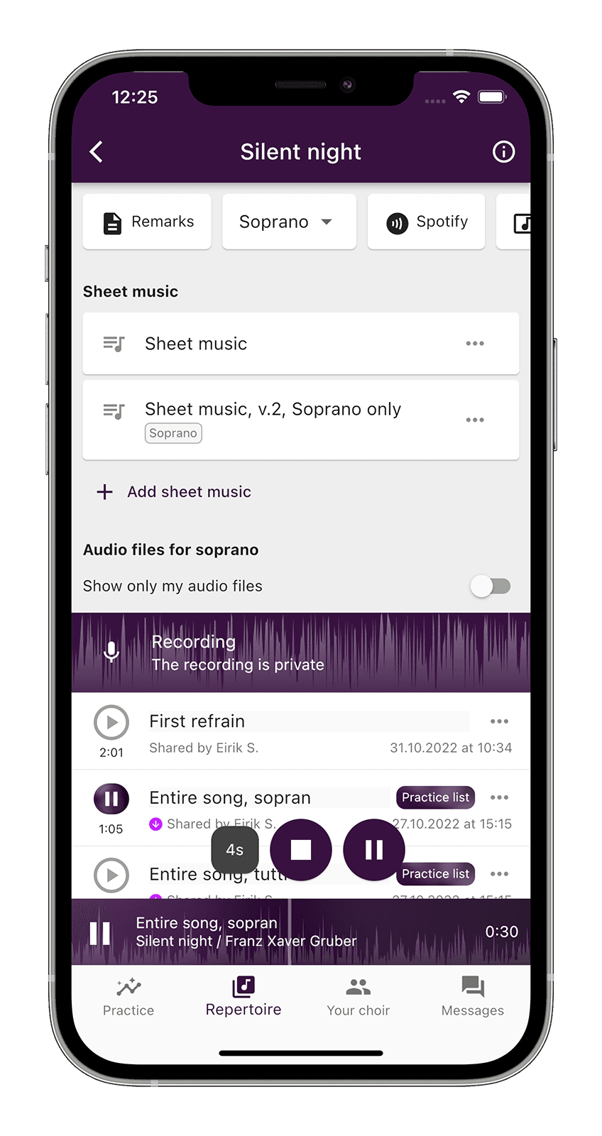 Archivos de audio